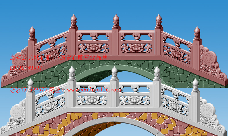 拱橋石雕欄桿怎么選購設(shè)計(jì)_石欄桿效果圖
